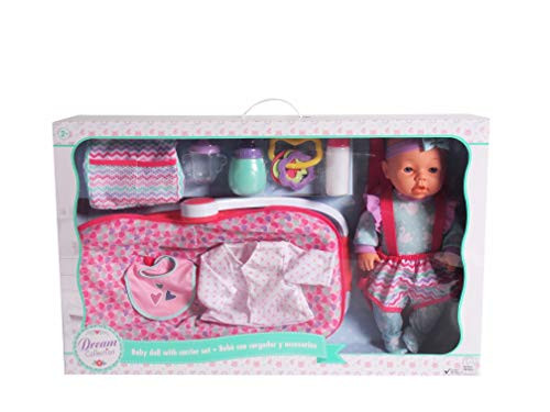 DREAM COLLECTION 16" Baby Doll with Carrier