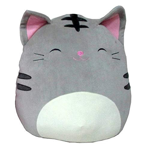 gray and pink cat squishmallow