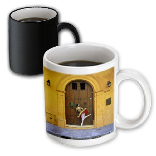 3dRose Colombian Ballet Dancer Peaking Through Wood Door, Cartagena, Magic Transforming Mug, 11-Oz 3dRose Colombian Ballet Dancer Peaking Through Wood Door, Cartagena, Magic Transforming Mug, 11-Oz