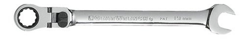 GEARWRENCH 19mm 12 Point XL Locking Flex Head Ratcheting Combination Wrench - 85619