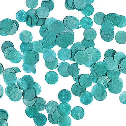 Creative Converting 329644 12-Count Tissue Paper Confetti Teal Lagoon