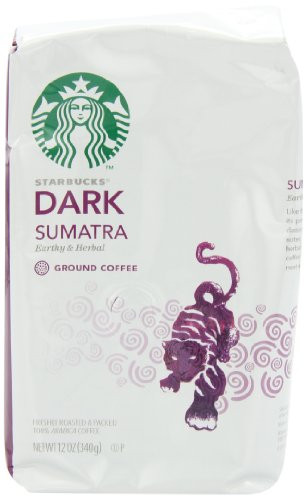 Starbucks Sumatra Ground Coffee, 12 Ounce (Pack of 3)