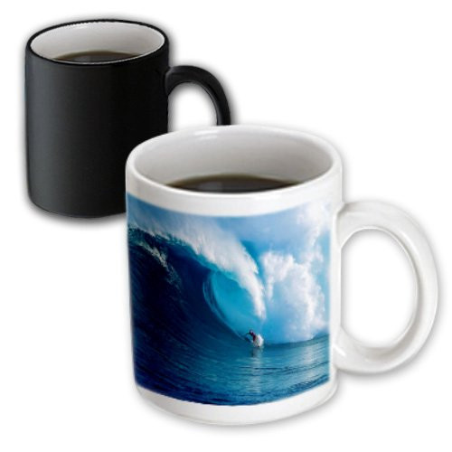 3dRose mug_80878_3"Surfing The Big One" Magic Transforming Mug, 11 oz, Multicolor 3dRose mug_80878_3"Surfing The Big One" Magic Transforming Mug, 11 oz, Multicolor