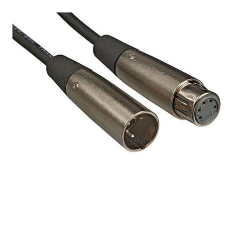Hosa DMX-525 DMX512 Cable, XLR5M to XLR5F, 24 AWG X 2 OFC, 110-ohm Cable, 25 ft