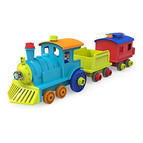 Educational Insights Design & Drill All Aboard Train - Drill Toy, STEM Learning