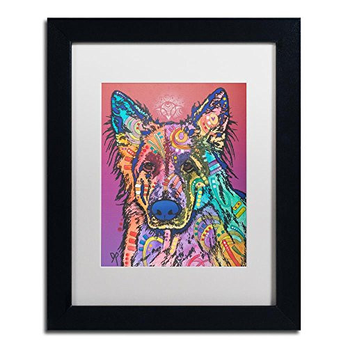 Timber by Dean Russo, White Matte, Black Frame 11x14-Inch
