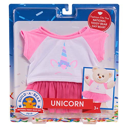 Build A Bear Workshop National Teddy Bear Day - Unicorn Fashion Set