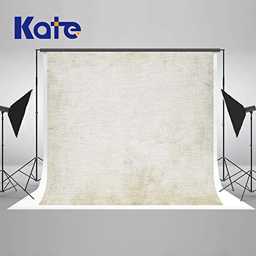 Kate 7×5ft Ivory White Portrait Backdrops Abstract Photography Background Old Master Texuture Photo Backdrops for Photographer Soft Fabric Cloth Seamless Photo Headshot Props
