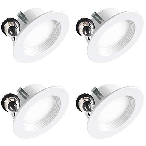 Hyperikon 4 Inch LED Recessed Lighting, 65 Watt (9W), Dimmable Downlight, 5000K, UL, 4 Pack
