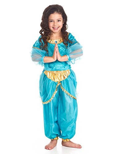 Little Adventures Arabian Princess Dress Up Costume Age 3-5 (Medium) Blue