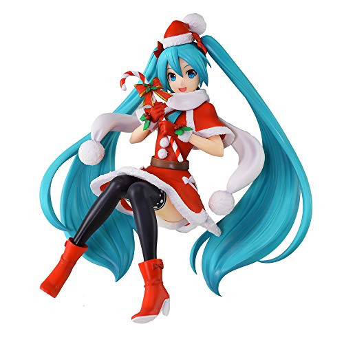 Sega Hatsune Miku Super Premium Action Figure Christmas 2018, 6.7" Sega Hatsune Miku Super Premium Action Figure Christmas 2018, 6.7"
