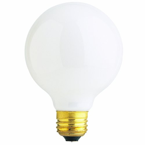 Feit Electric 40G25/W/15K Decade 40-Watt G25 Globe Bulb, White
