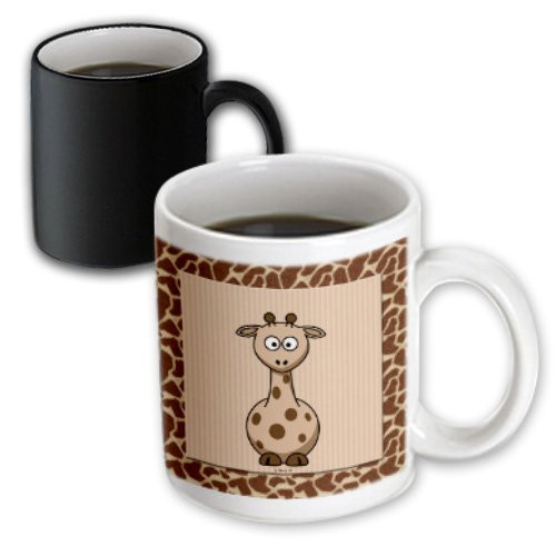 3dRose Giraffe with Giraffe Print Magic Transforming Mug, 11-Ounce 3dRose Giraffe with Giraffe Print Magic Transforming Mug, 11-Ounce