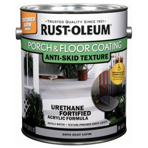 RUST-OLEUM 262365 Gallon Dove Gray Satin Porch and Floor Urethane Finish Paint