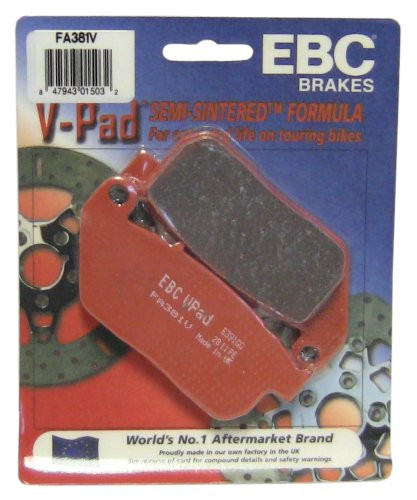 EBC Brakes FA381V Semi Sintered Disc Brake Pad