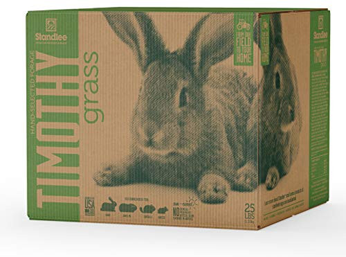 Standlee Hay Company Premium Timothy Grass Hand-Selected Forage, 25 lb Box