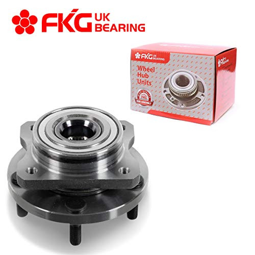 FKG 513123 (ONLY for 15", 16" OR 17" Wheels) Front Wheel Bearing Hub Assembly for 96-07 Chrysler Town & Country Dodge Caravan, 96-00 Plymouth Voyager, 00-03 Chrysler Voyager, 5 Lugs