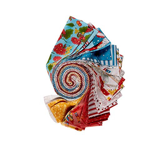 E. E. Schenck Maywood Studio Precut Back Porch Celebration 2.5'' Strips 40pcs Multi