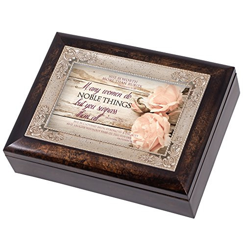 Cottage Garden Many Women Noble Things Burlwood Jewelry Music Box Plays Wind Beneath My Wings Cottage Garden Many Women Noble Things Burlwood Jewelry Music Box Plays Wind Beneath My Wings