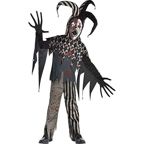 Twisted Jester Halloween Costume for Boys, Extra Large, with Included Accessories, by Amscan