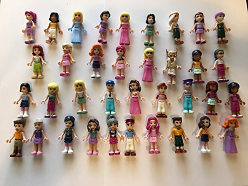 LEGO Friends Girl Female Male Minifigures - Lot of 10 Random Figures