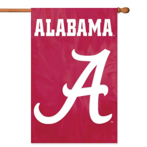 Party Animal Sports Fan NCAA Team Alabama Crimson Tide Applique Banner Flag Party Animal Sports Fan NCAA Team Alabama Crimson Tide Applique Banner Flag