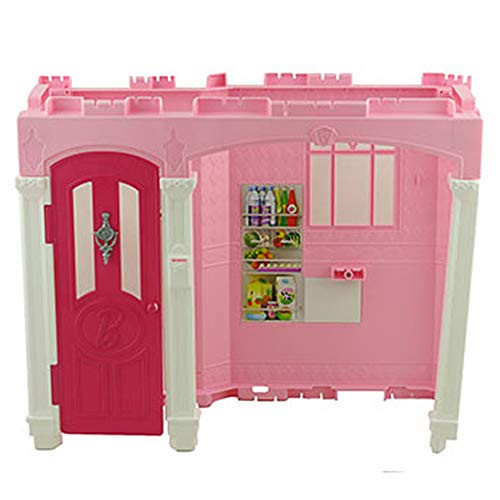 B Replacement Parts for Barbie Dream House Playset CJR47 - Includes Pink Kitchen Frame with Columns and Doors B Replacement Parts for Barbie Dream House Playset CJR47 - Includes Pink Kitchen Frame with Columns and Doors