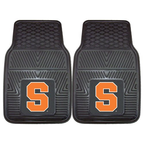 FANMATS NCAA Syracuse University Orange Vinyl Heavy Duty Car Mat
