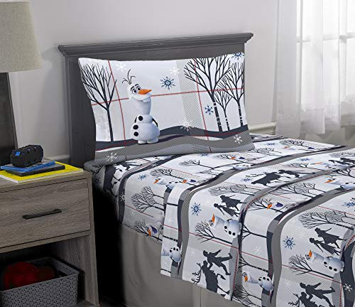 Franco Kids Bedding Super Soft Flannel Sheet Set, 3 Piece Twin Size, Disney Frozen 2 Olaf Franco Kids Bedding Super Soft Flannel Sheet Set, 3 Piece Twin Size, Disney Frozen 2 Olaf