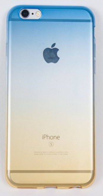 iPhone 6 / 6S Case, YogaCase ColorGradient Slim Fit Transparent Fade Blue to Yellow