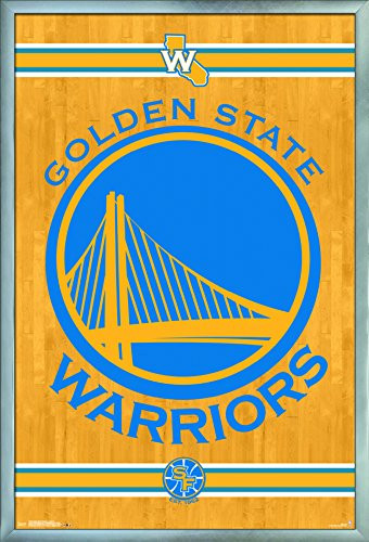 Trends International Golden State Warriors-Logo 14 Wall Poster, 24.25" X 35.75", Multicolor