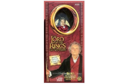 Lord of the Rings Two Towers 12 Inch Action Figure Bilbo by Toy Biz Lord of the Rings Two Towers 12 Inch Action Figure Bilbo by Toy Biz