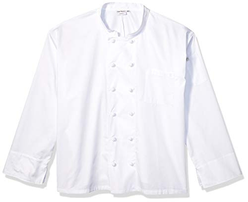 Chef Works Men's Bordeaux Chef Coat, White, 7X-Large