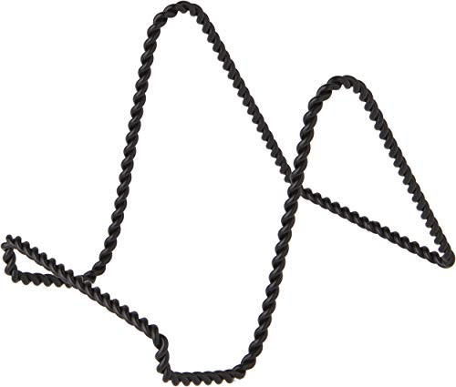Bard's Twisted Black Wire Stand, 4" H x 3.5" W x 5.5" D, Pack of 12