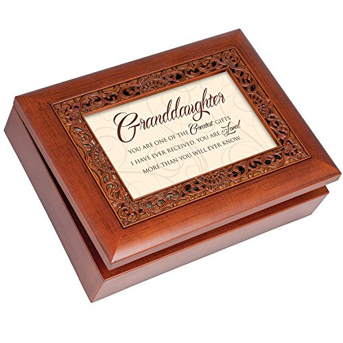 Cottage Garden Granddaughter Greatest Gifts Ever Woodgrain Inlay Jewelry Music Box Plays You Light Up My Life Cottage Garden Granddaughter Greatest Gifts Ever Woodgrain Inlay Jewelry Music Box Plays You Light Up My Life