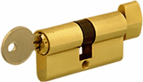 C.R. Laurence Brass Keyed Alike Cylinder Lock with Thumbturn By HandsOnCo