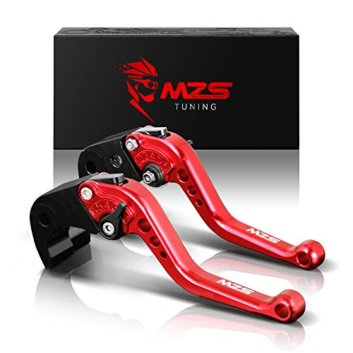 MZS Short Levers Brake Clutch Adjustment CNC for Yamaha YZF R1 YZF-R1 RN23 RN24J 2009 2010 2011 2012 2013 2014 Red