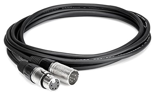 Hosa DMX512 5Pin DMX Cables - (50 Feet) (Black)