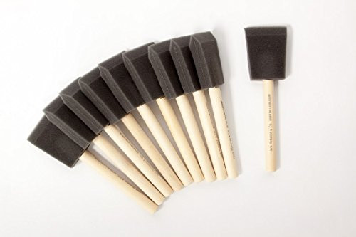 Jack Richeson 10 - 2" Wood Handle Sponge Brushes