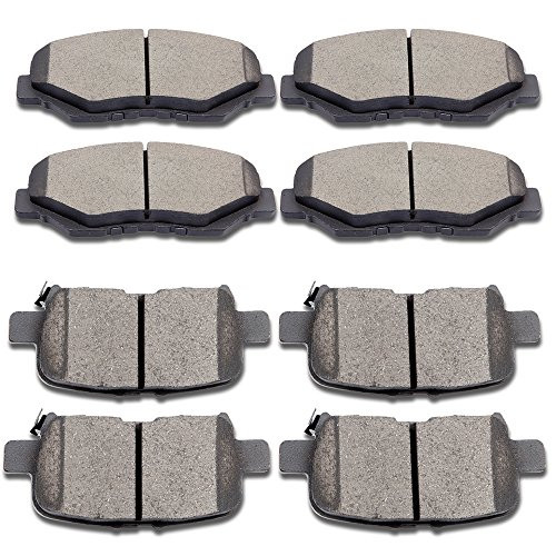 SCITOO Ceramic Disc Brake Pads Set fit 2003-2008 Honda Pilot