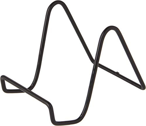 Bard's Vinyl Covered Black Wire Stand, 4" H x 3.5" W x 5.5" D, Pack of 12