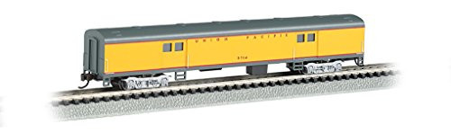 Bachmann Industries Smooth Side Union Pacific N-Scale Baggage Car, 72' Bachmann Industries Smooth Side Union Pacific N-Scale Baggage Car, 72'