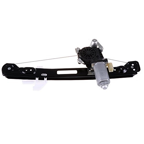 SCITOO Power Window Lift Regulator for 2000-2007 Ford Focus Rear Left Drivers Side with Motor