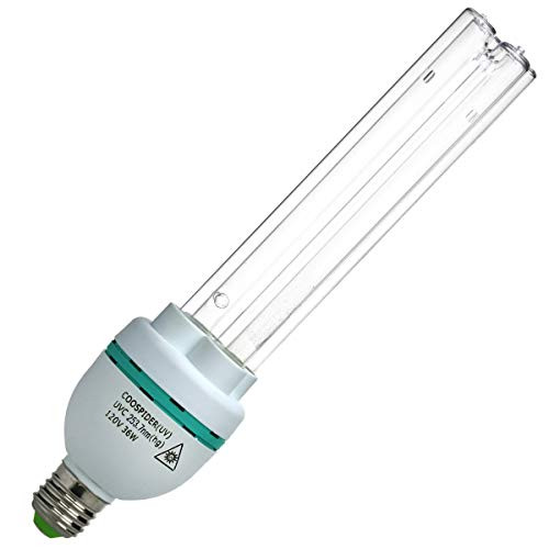 UVC Germicidal Bulb 36 Watt E27 Screw Socket UV Light Bulb 110 Volt (UVC Ozone Free Replace Bulb)