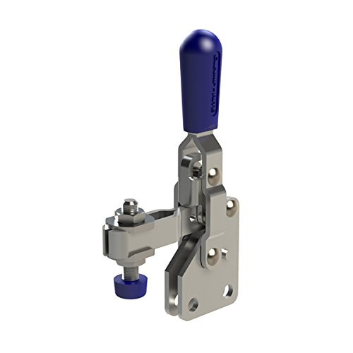 Clamp-Rite 11012CR Vertical Handle Toggle Clamp, Straight Based, U-Bar, 100 lb Holding Capacity