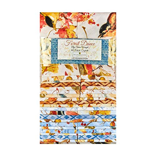 Wilmington Prints Wilmington Forest Dance 2.5'' Strips 40 Karat Crystals 40pcs, Multi