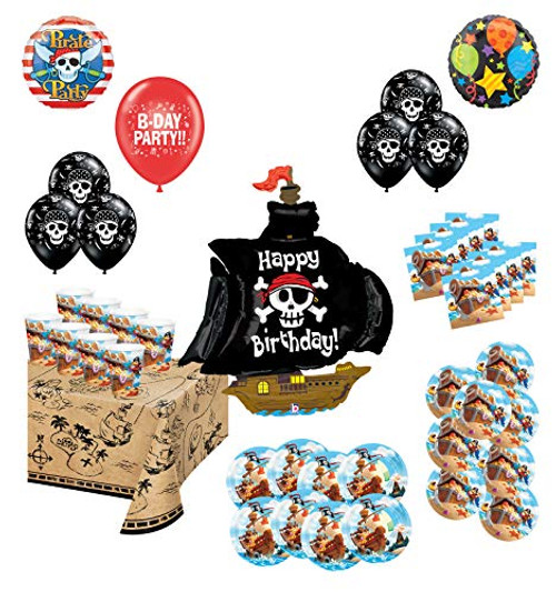 Mayflower Products Pirate Party Supplies 8 Guest Decoration Kit and Balloon Bouquet Mayflower Products Pirate Party Supplies 8 Guest Decoration Kit and Balloon Bouquet