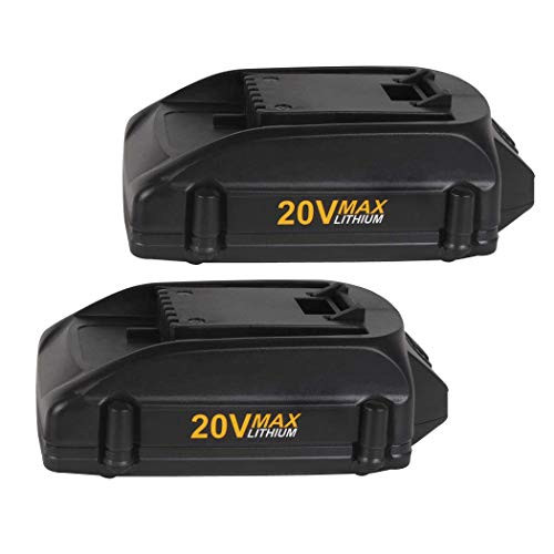 2 Pack 20v 2.0Ah Replacement Lithium Battery for Worx WA3520, WA3525 WG151s, WG155s, WG251s, WG255s, WG540s, WG545s, WG890, WG891