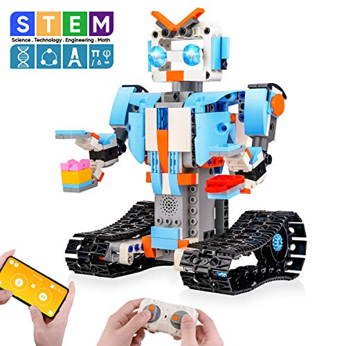 Sillbird STEM Building Blocks Robot for Kids- Remote Control Engineering Science Educational Building Toys Kits for 8,9-14 Year Old Boys and Girls
