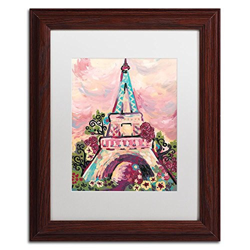 Lumiere De La Ville by Natasha Wescoat, White Matte, Wood Frame 11x14-Inch